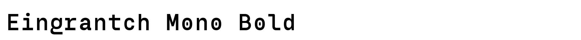 Eingrantch Mono Bold image